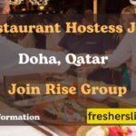 Job for Restaurant Hostess in Doha, Qatar 2024 | Join Rise Group